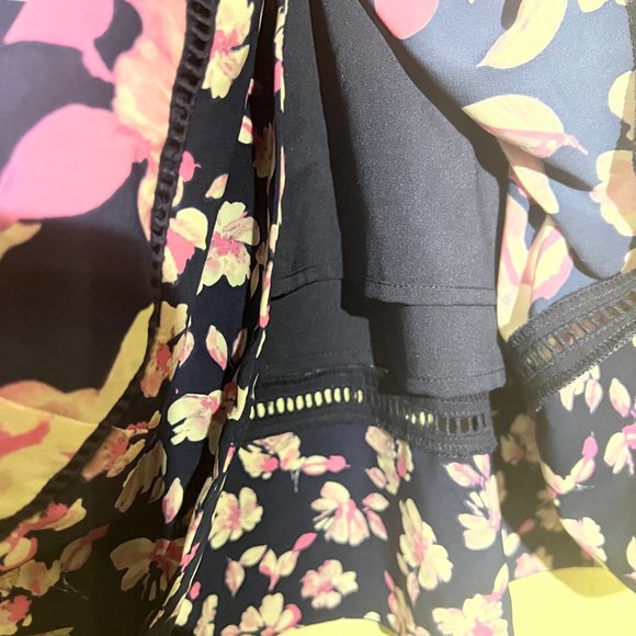 NWOT Eliza J Mixed Floral Print Dress Size 18 - Picture 5 of 6